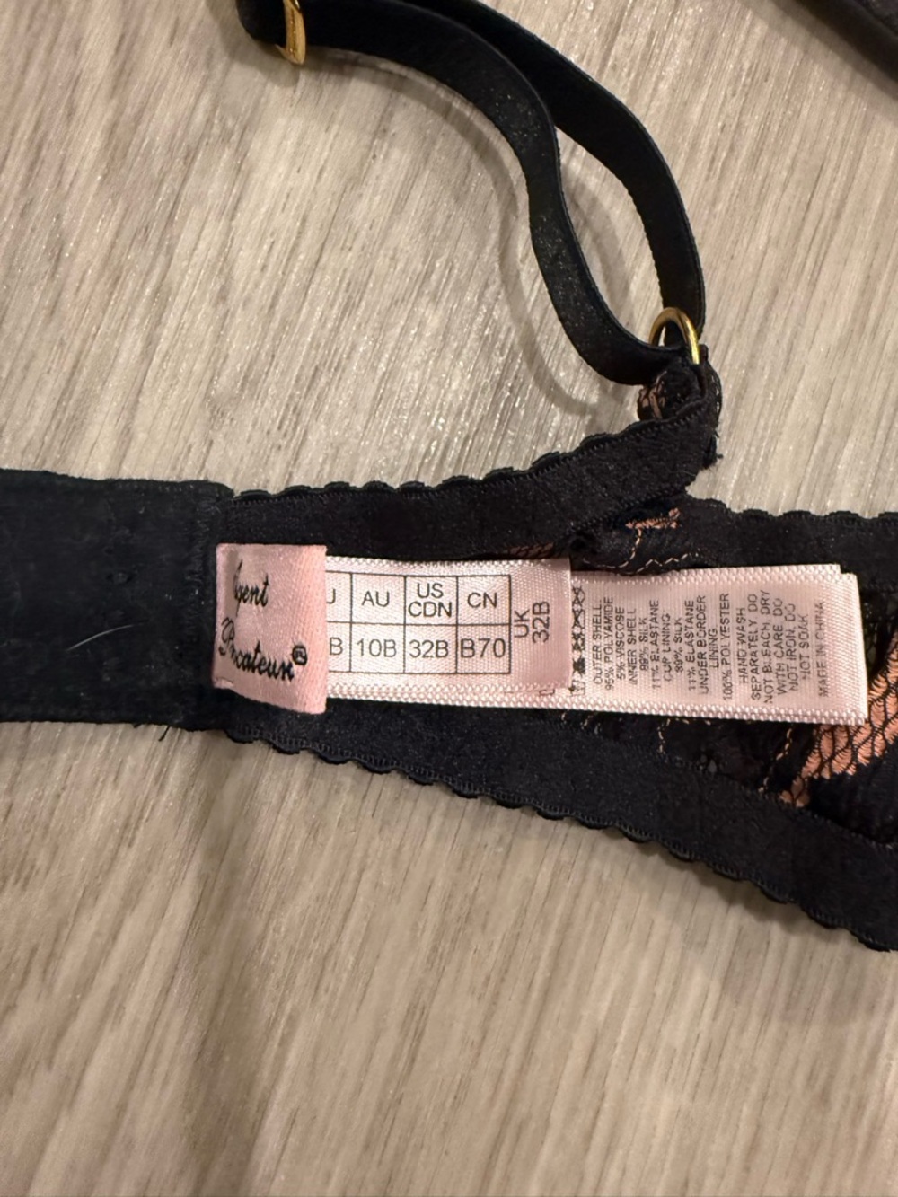 Agent Provocateur Lace Underwire Bra. Like New. - Picture 4 of 4